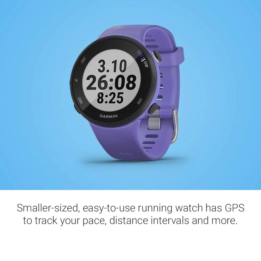 Garmin Forerunner 45, Easy-to-Use GPS Running Watch with Garmin Coach Free Training Plan Support