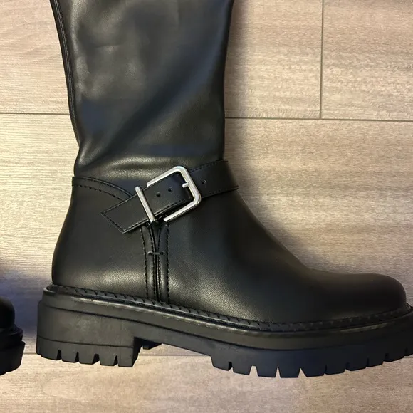 GB Game Changer over the knee lug sole boots