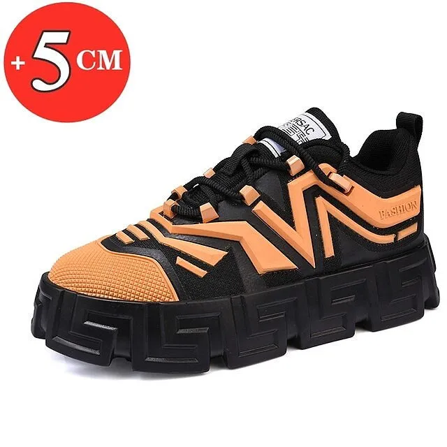 Gen-Z Thick Platform Sneakers Height Increasing Male