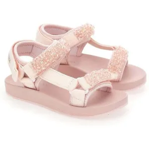 Girls Pink Jewel Sandal