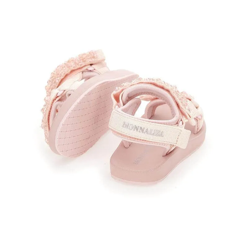 Girls Pink Jewel Sandal