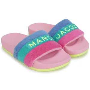 Girls Pink Logo Sliders
