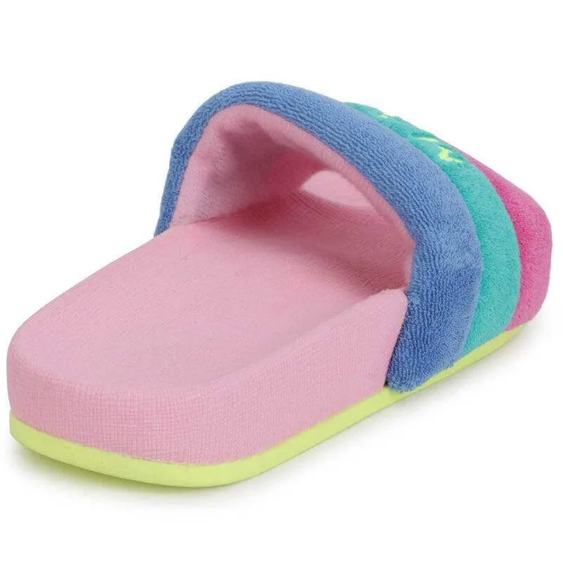 Girls Pink Logo Sliders