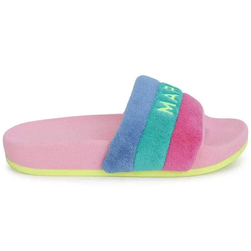 Girls Pink Logo Sliders