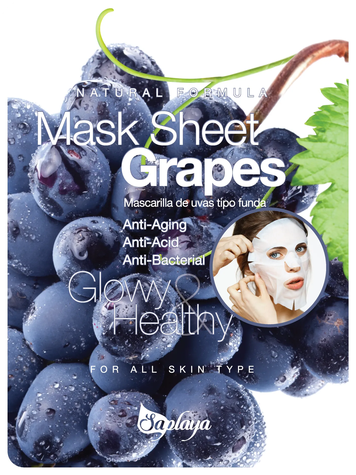 Glow Mask Sheet Grapes