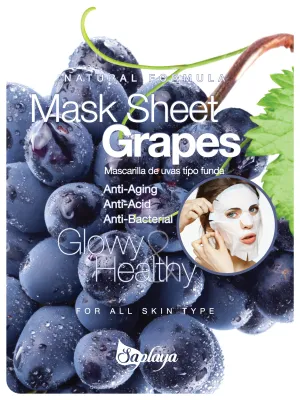 Glow Mask Sheet Grapes