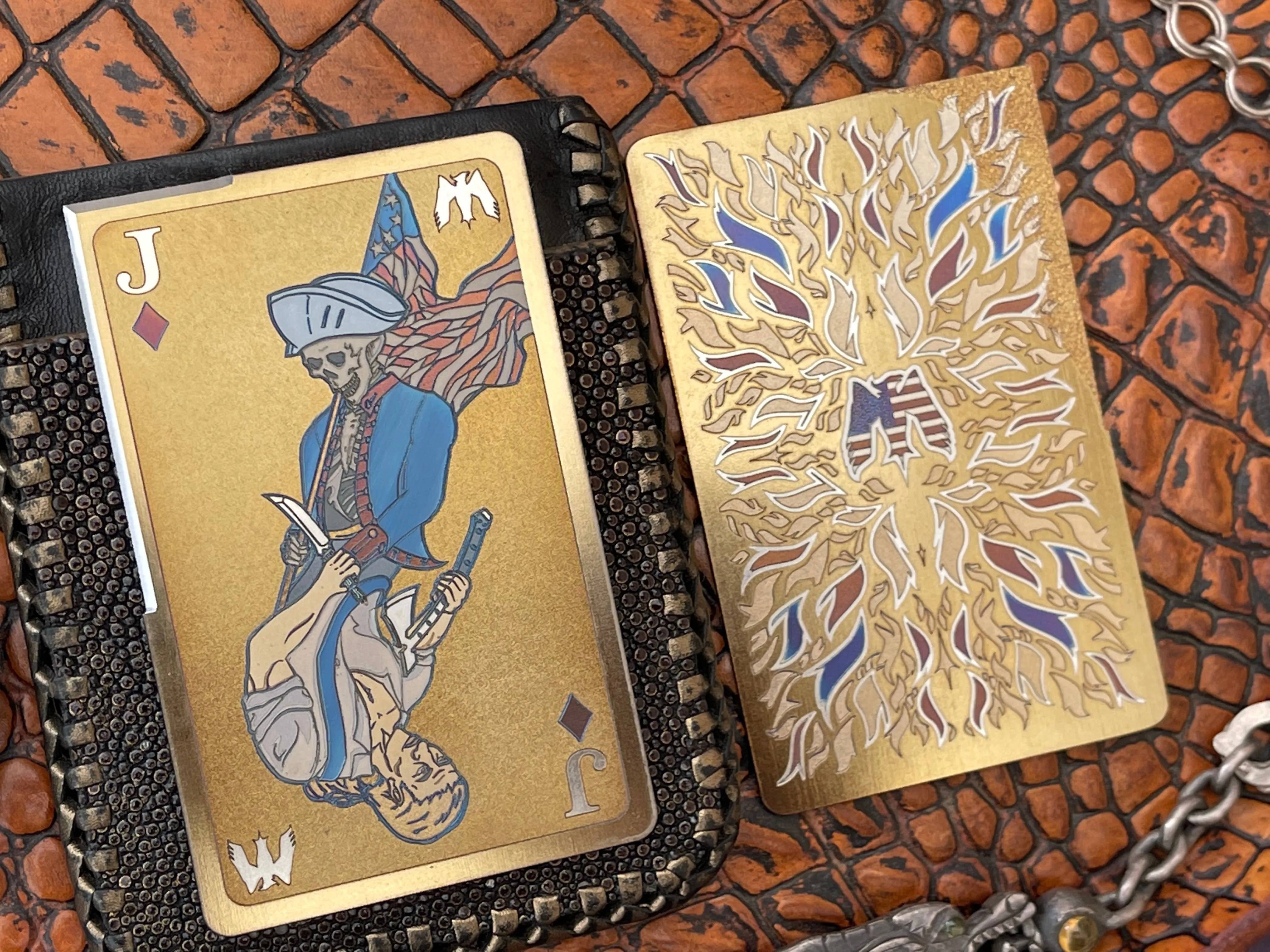 Gold "Patriot Jack" Cutting Card™