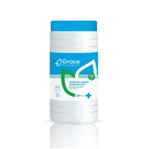 Grace Pharmaceutical Hospital Grade Wipes 220 Wipes Tub