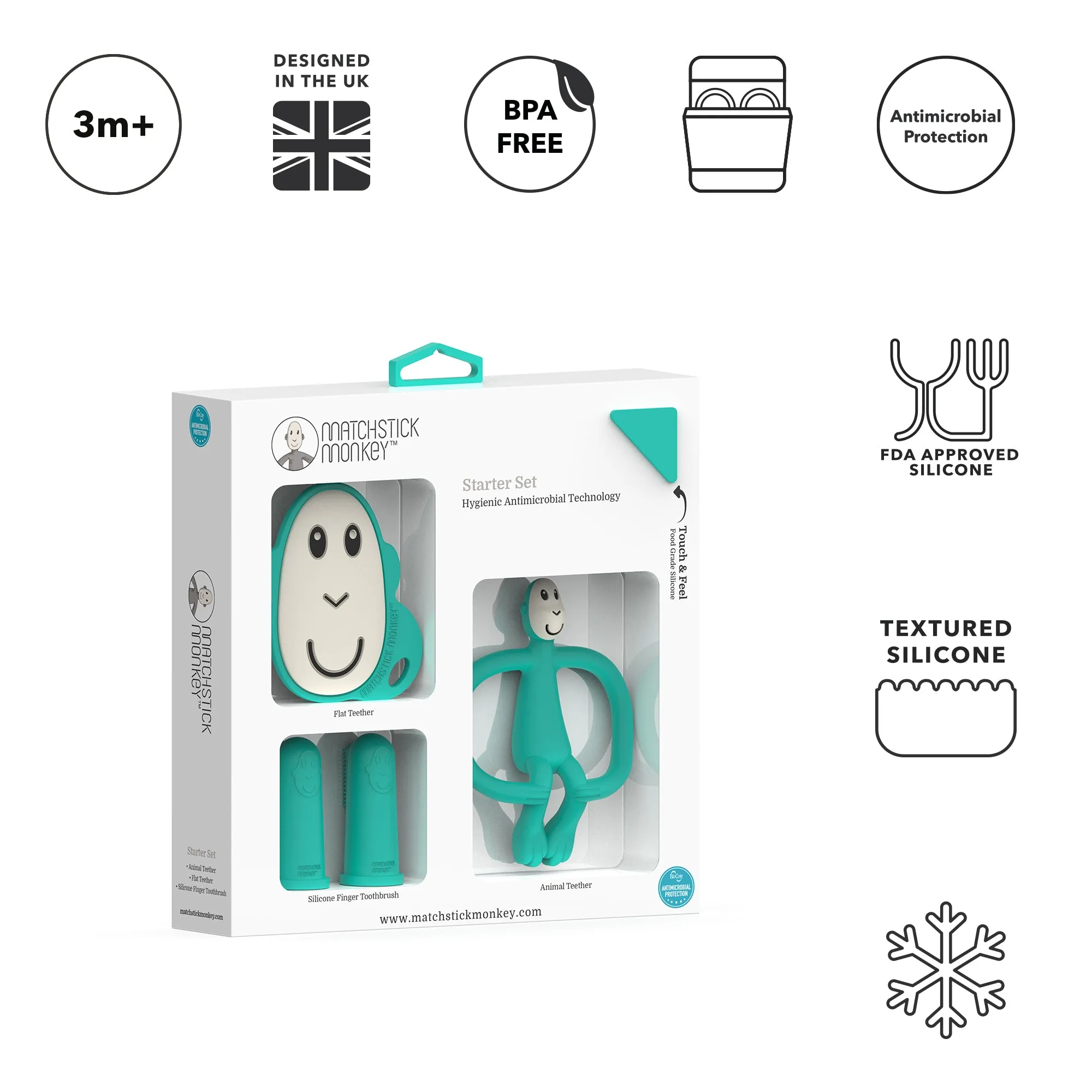 Green Teething Starter Set