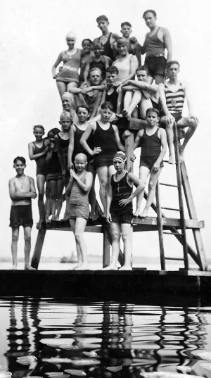 Green's Bathing Beach, 1920s, Geneva, NY