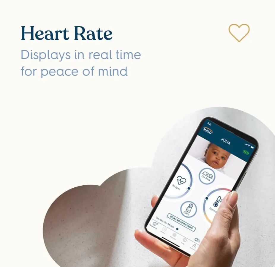 Halo SleepSure Smart Wearable Baby Monitor