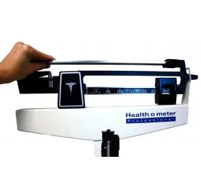 Health O Meter Mechanical Beam Scale with Rotating Poise Bar (1EA)