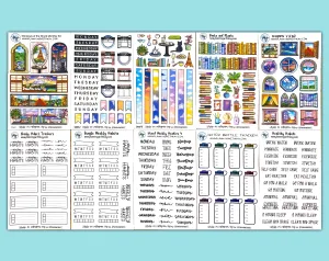 Healthy Habit Tracking Sticker Bundle!