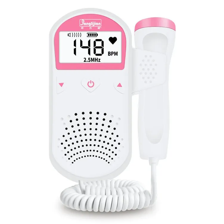 Heart Monitor for Babies Doppler Portable Pregnant Baby Heartbeat Monitor 2.5Mhz Ultrasound