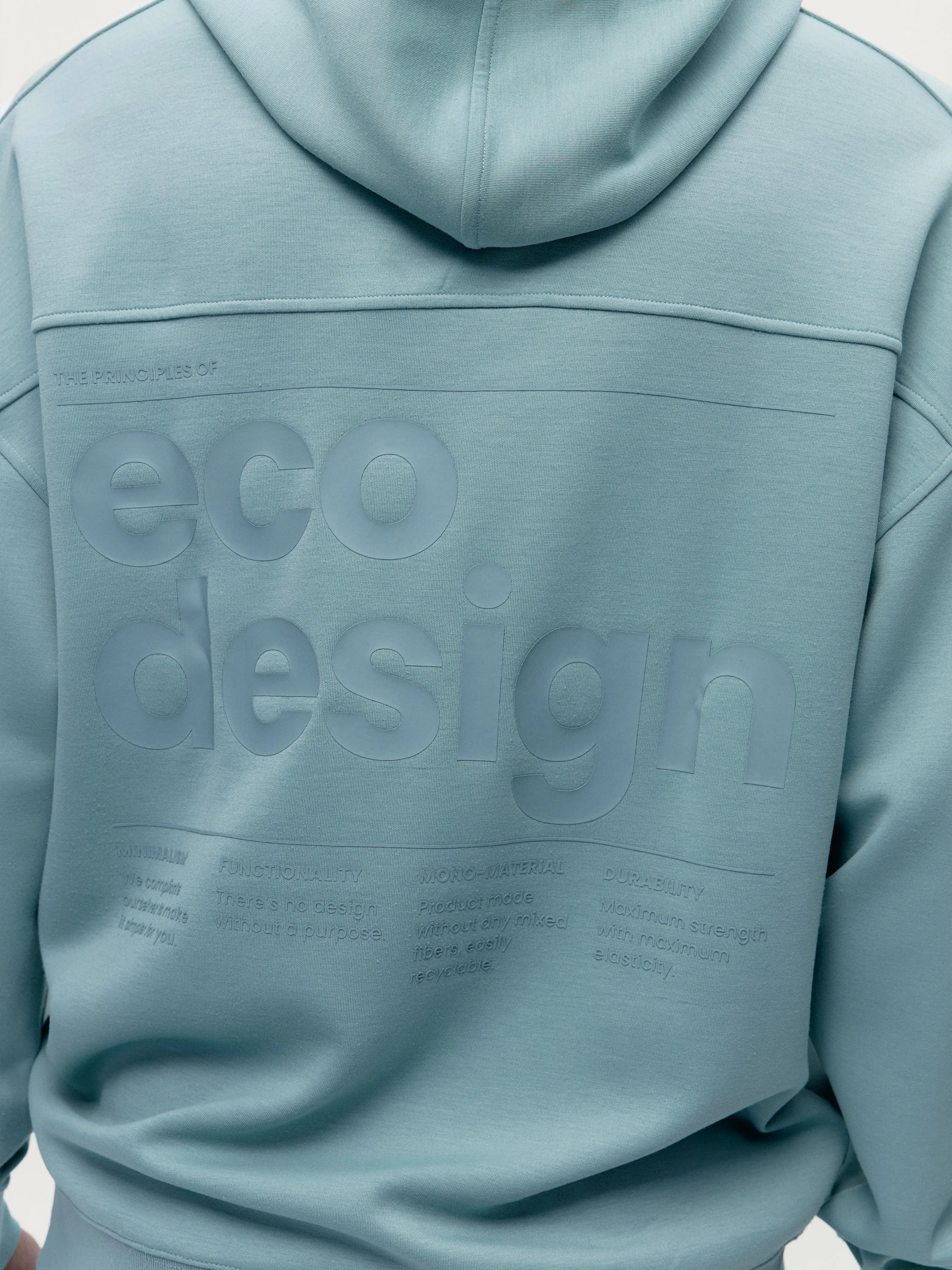 Hoodie Halong Grey Mist