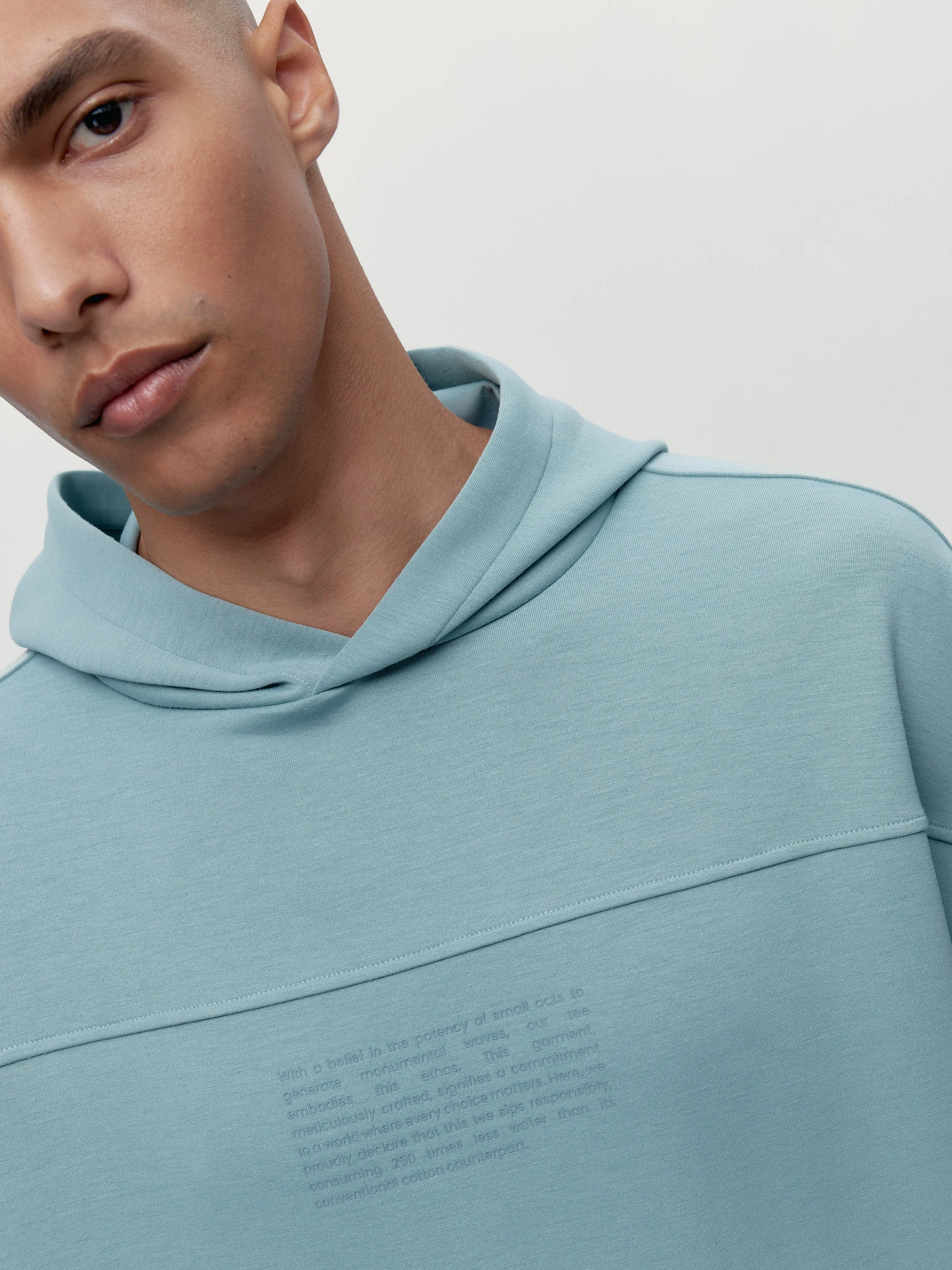 Hoodie Halong Grey Mist