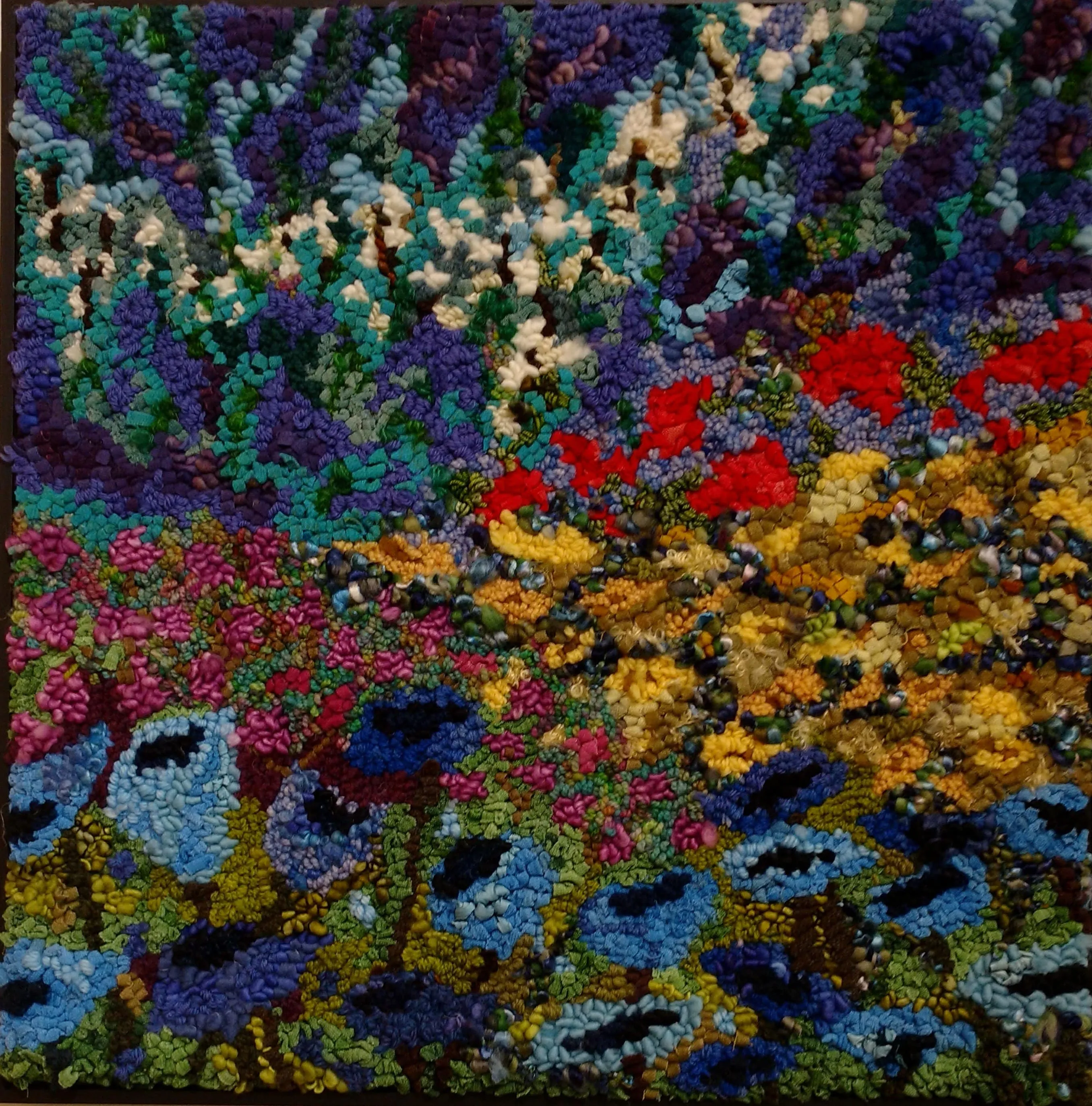 Hooking Impressionistic Floral Gardens: Online Course with Deanne Fitzpatrick