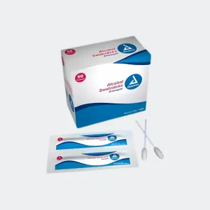 Impregnated Alcohol Swabsticks STERILE - 25/Box