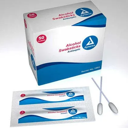 Impregnated Alcohol Swabsticks STERILE - 500/CASE