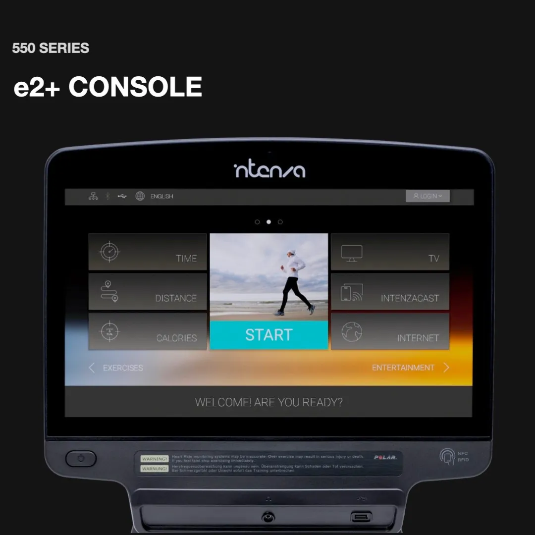 Intenza 550Ce2  Escalate StairClimber with 19" Touchscreen Display