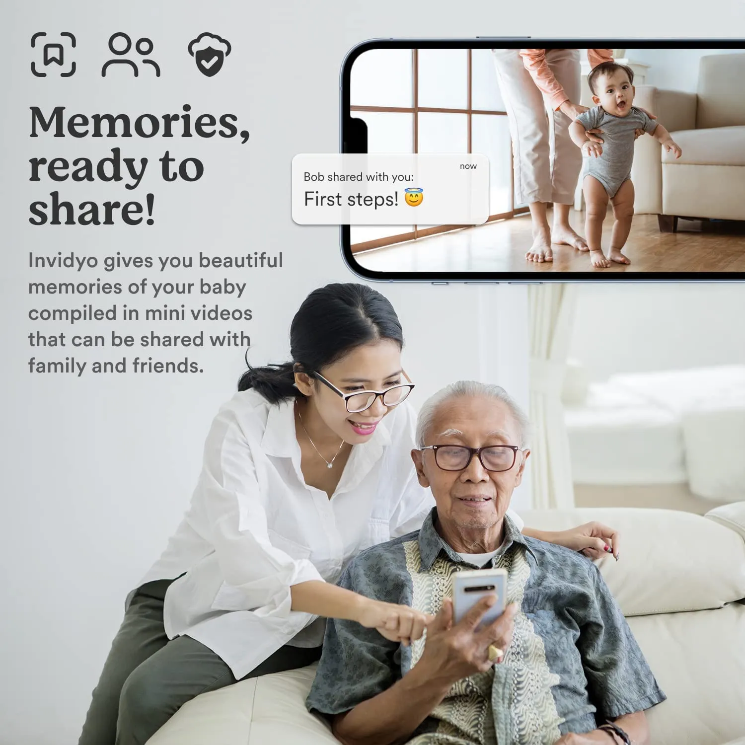 Invidyo Smart Baby Camera   Bundle (with Free Monitor)