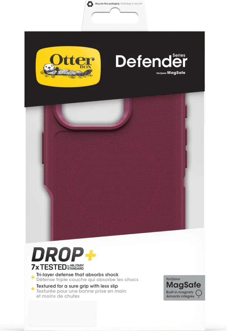 iPhone 16 Pro Otterbox Defender Pro w/ MagSafe Series Case - Pink - Foxberry