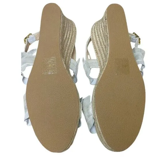 Jack Rogers Rosie Ruffle Wedge Sz 9.5M