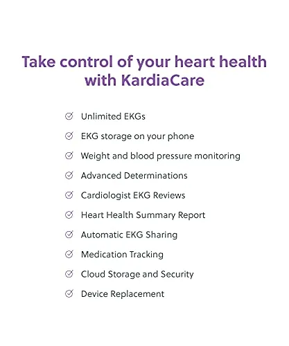 KardiaMobile 6-Lead Personal EKG Monitor   6 Arrhythmia Detections | Doctor Recommended | Detects AFib and PVCs | Medical-Grade and FDA-Cleared