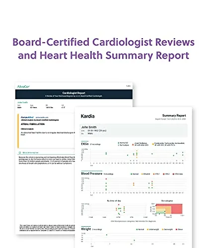KardiaMobile 6-Lead Personal EKG Monitor   6 Arrhythmia Detections | Doctor Recommended | Detects AFib and PVCs | Medical-Grade and FDA-Cleared