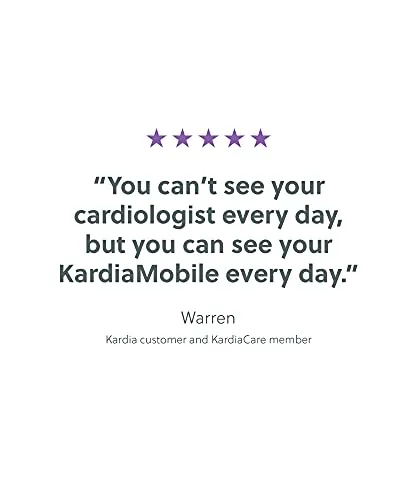 KardiaMobile 6-Lead Personal EKG Monitor   6 Arrhythmia Detections | Doctor Recommended | Detects AFib and PVCs | Medical-Grade and FDA-Cleared