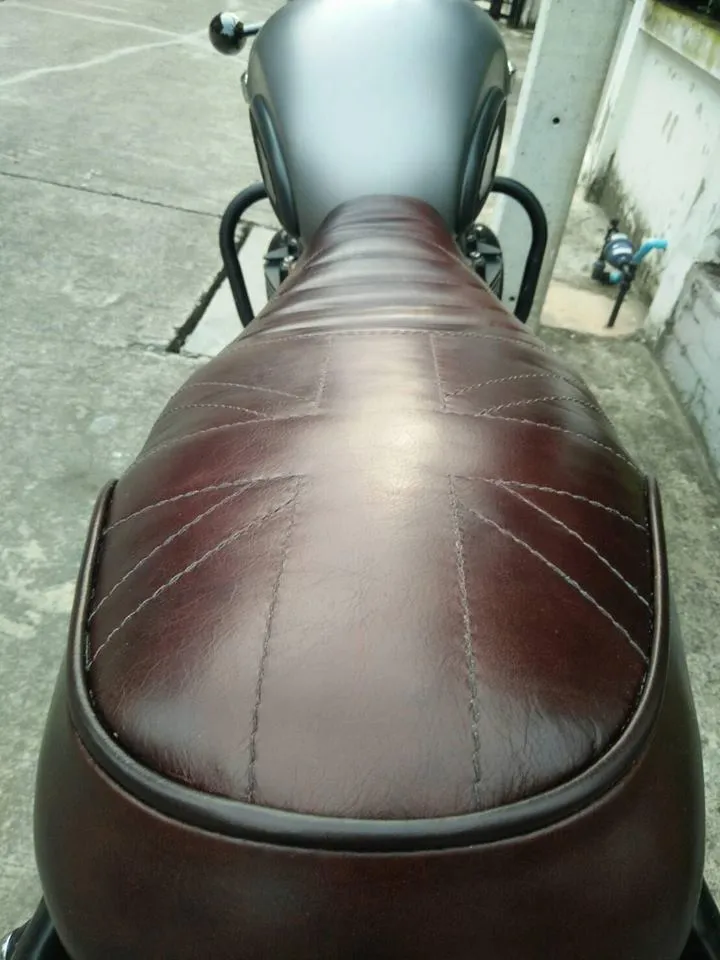 KB-TASUS - Triumph Bonneville Air-Cooled Scrambler Union Jack Seat