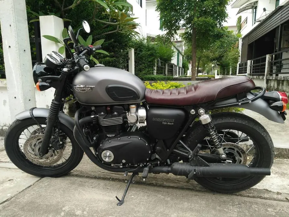 KB-TASUS - Triumph Bonneville Air-Cooled Scrambler Union Jack Seat