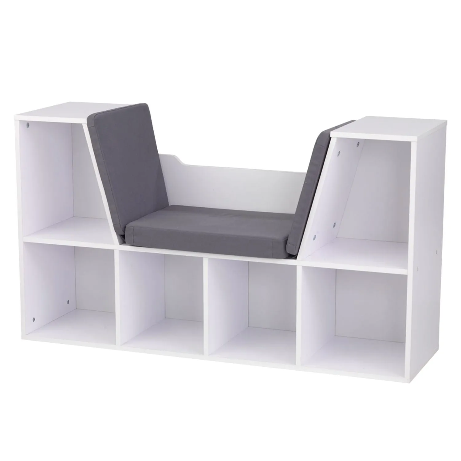 KidKraft Bookcase with Reading Nook - White