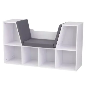 KidKraft Bookcase with Reading Nook - White