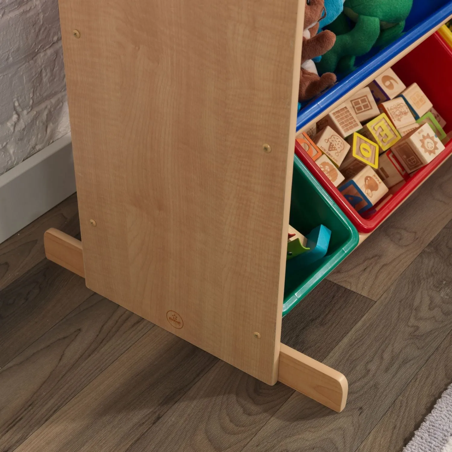 KidKraft Sort It & Store It Bin Unit - Primary & Natural