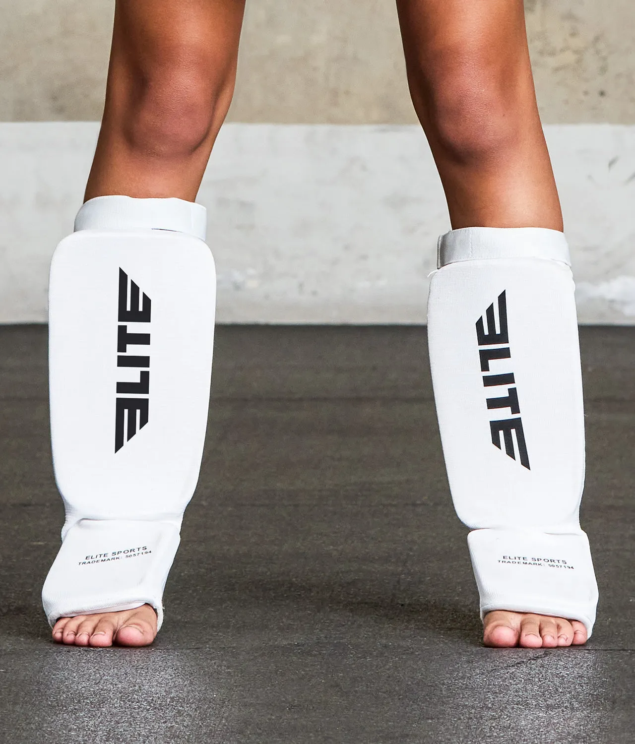 Kids' Standard White MMA Shin Guards