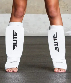 Kids' Standard White MMA Shin Guards