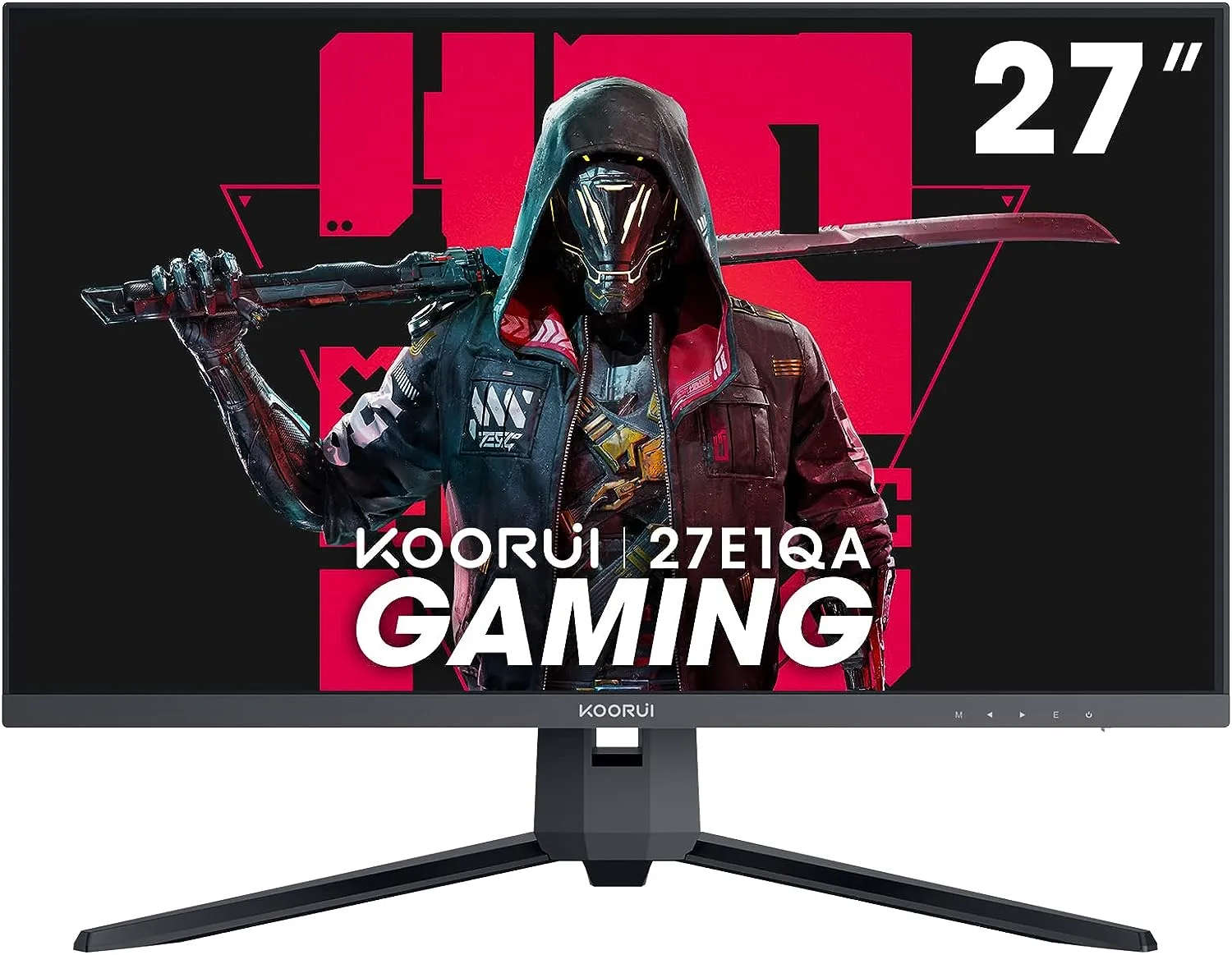 KOORUI 27 inch 144Hz 1ms 2K QHD (2560x1440) Gaming Monitor, with HDMI/ DisplayPort, Adaptive Sync, VA Panel Technology
