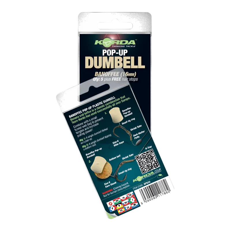 KORDA Pop Up Corn and Dumbells