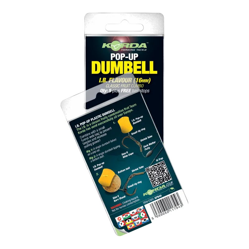 KORDA Pop Up Corn and Dumbells