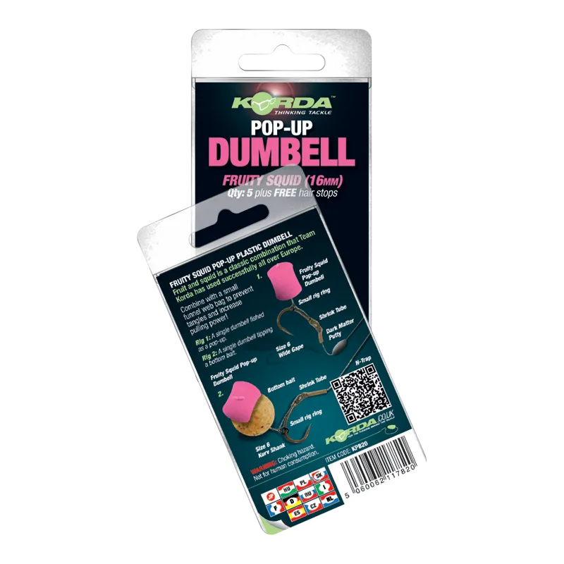 KORDA Pop Up Corn and Dumbells