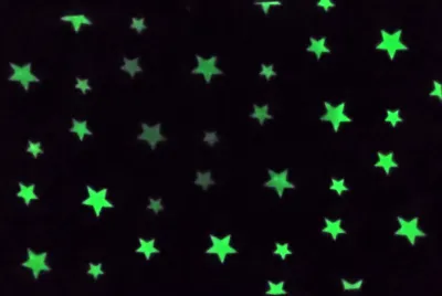 LAUREN TAYLOR - Memory Foam Bath Mat - Stars GLOW in Dark
