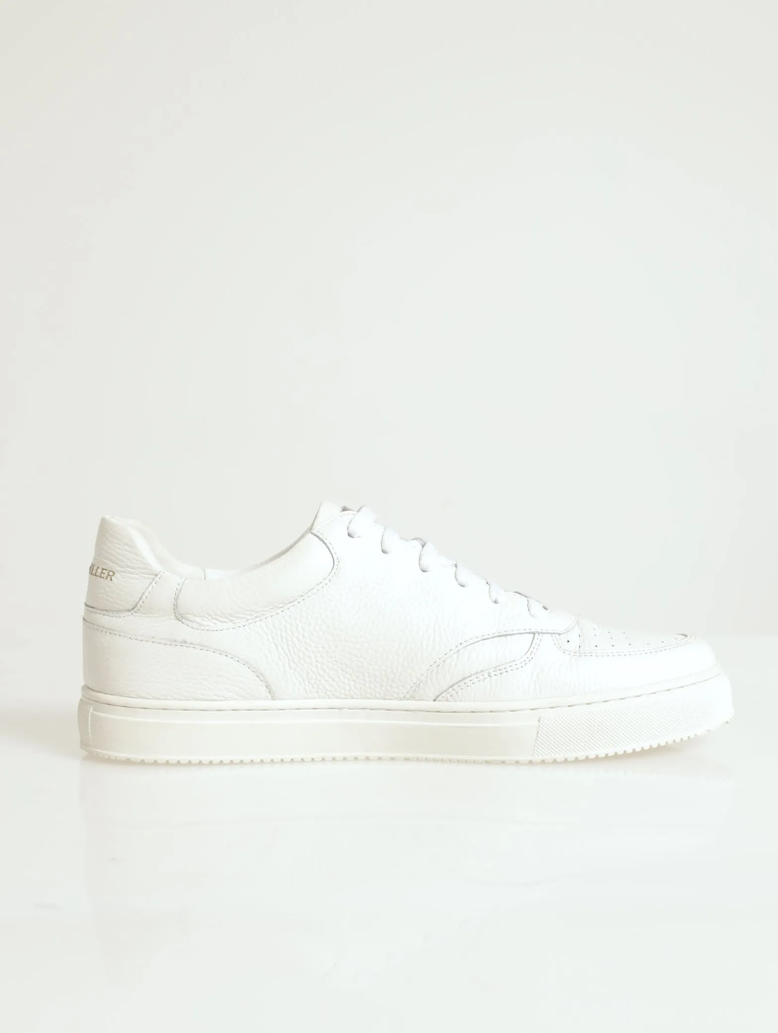 Leather Court Sneaker - White