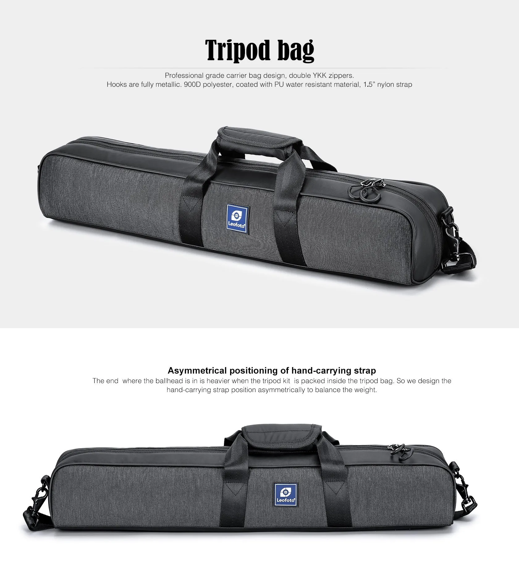 Leofoto LQ-365C Premium Carbon Fiber Tripod with Quick Swap Center Column Apex Platform and Tripod Bag