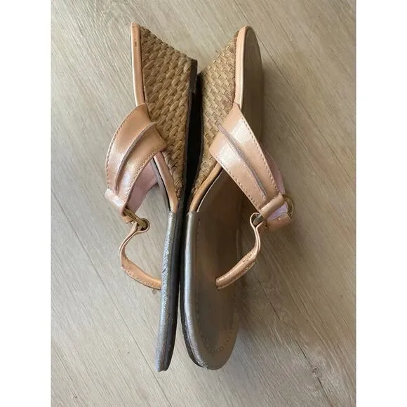 Lilly Pulitzer Mckim wedge sandal peach size 8.5