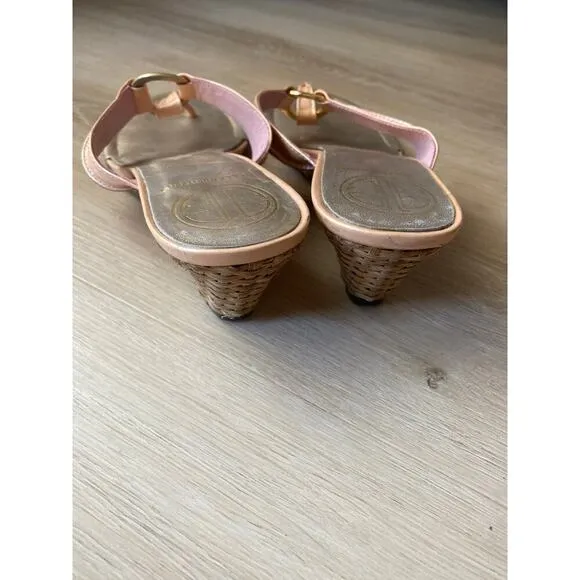Lilly Pulitzer Mckim wedge sandal peach size 8.5
