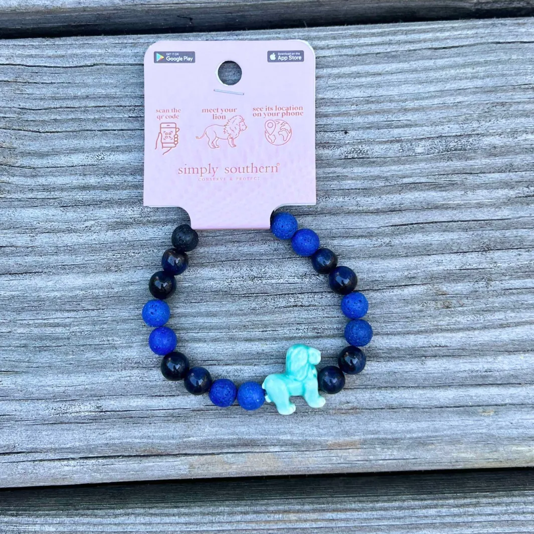 Lion Tracking Bracelets by Simply Southern