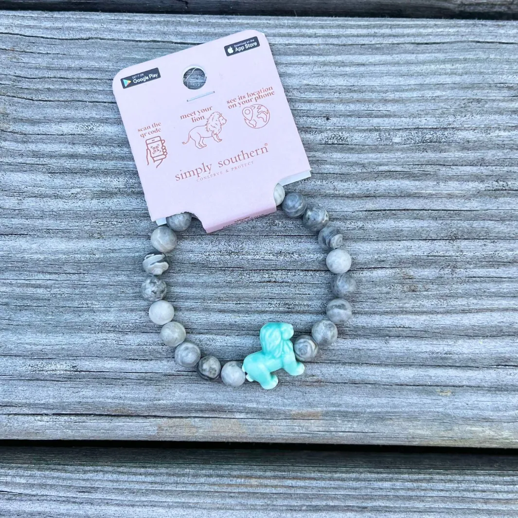 Lion Tracking Bracelets by Simply Southern