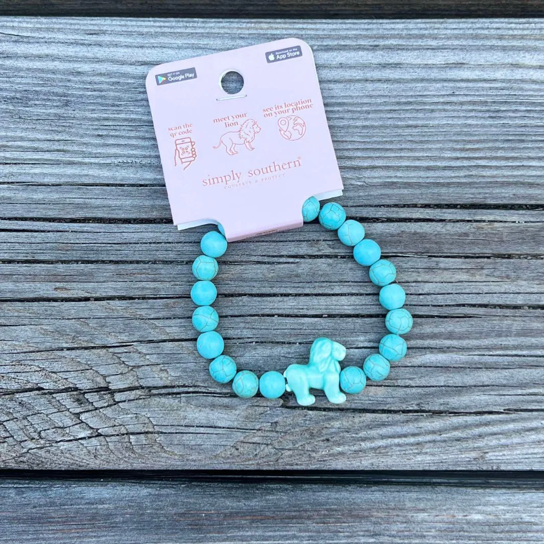 Lion Tracking Bracelets by Simply Southern