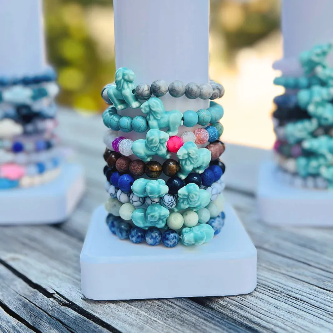 Lion Tracking Bracelets by Simply Southern